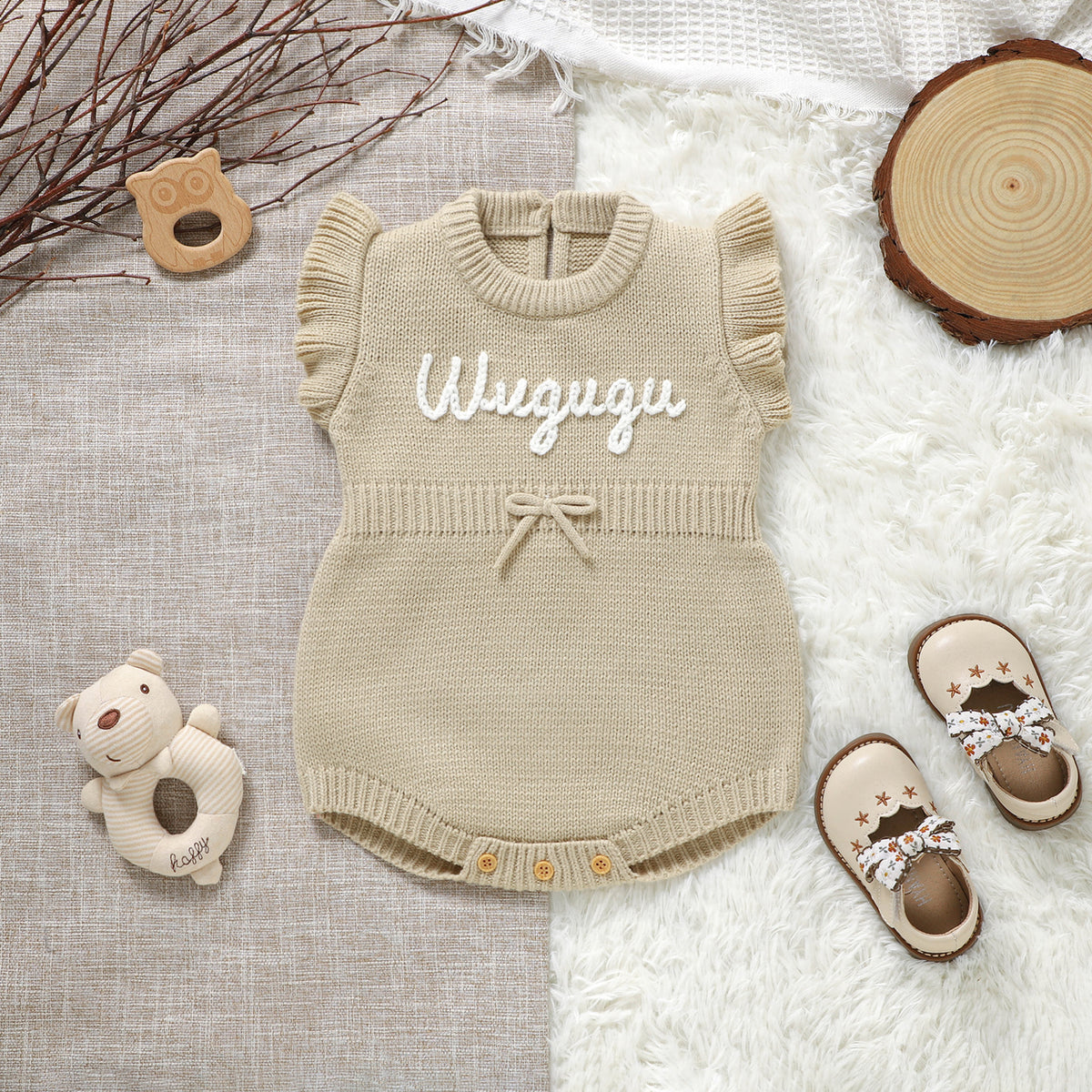 RIMABEE - RUFFLE ROMPER
