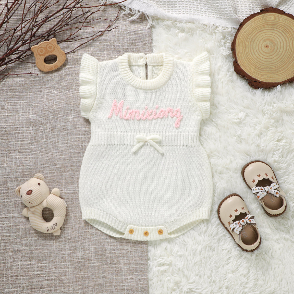 RIMABEE - RUFFLE ROMPER